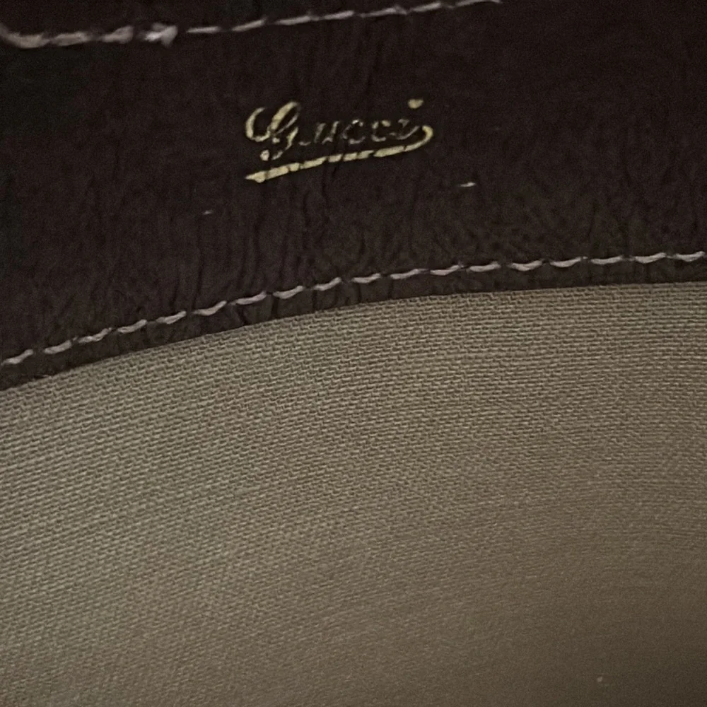 Gucci Tan and Brown Monogram Briefcase